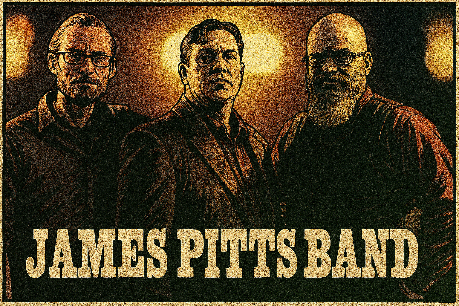 James Pitts Band T-Shirt - Design 2